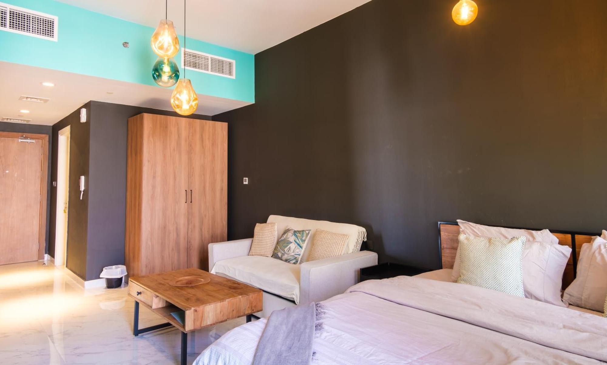 Industrial Chic Retreat Apartment Al Qurayyah ภายนอก รูปภาพ