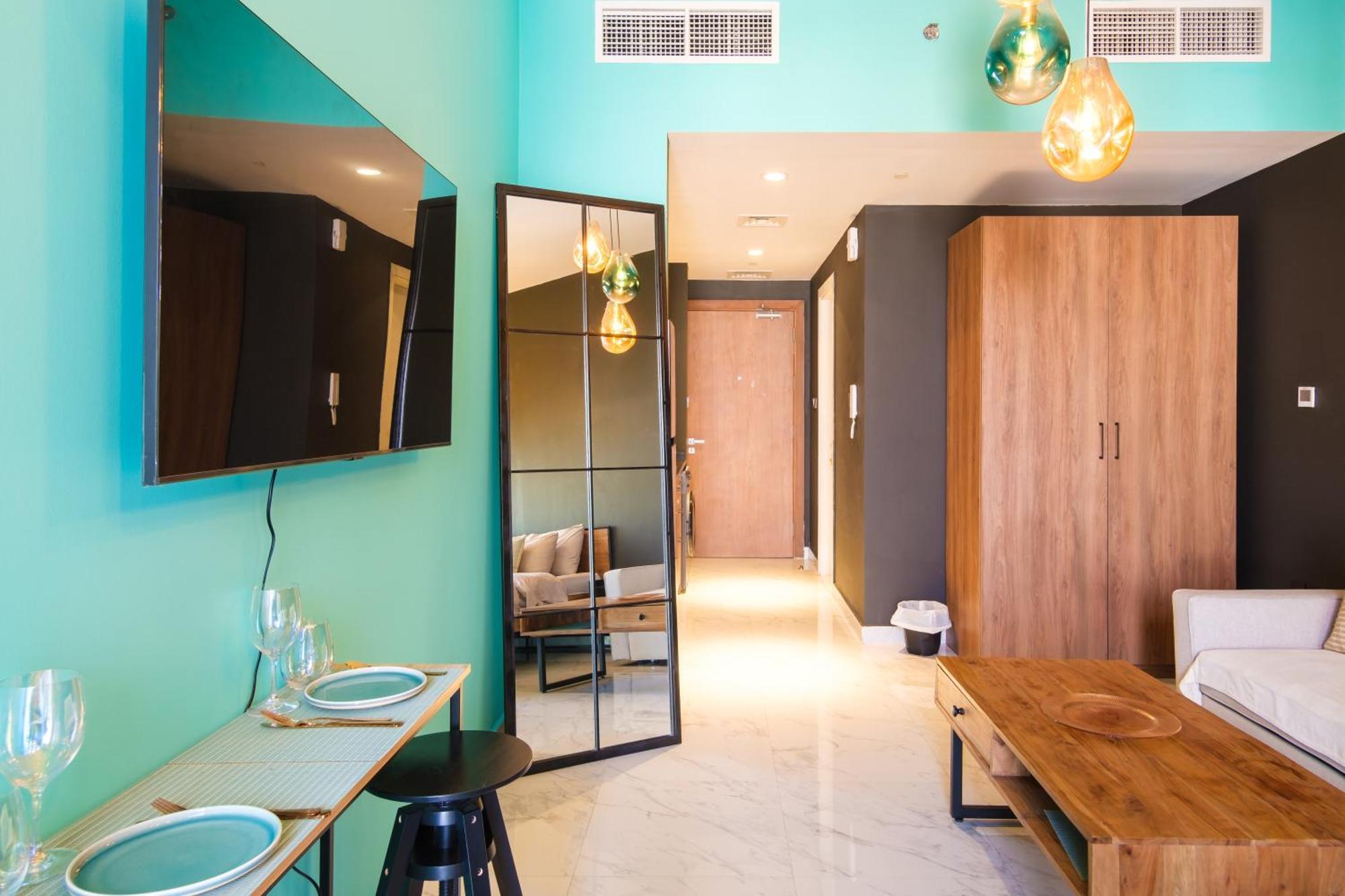 Industrial Chic Retreat Apartment Al Qurayyah ภายนอก รูปภาพ
